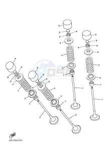 XJ6NA 600 XJ6-N (NAKED, ABS) (36BD 36BE) drawing VALVE