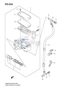 VZ800 (E3-E28) MARAUDER drawing FRONT MASTER CYLINDER (MODEL K7 K8 K9)