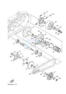 HW125 XENTER 125 (53B6) drawing CLUTCH