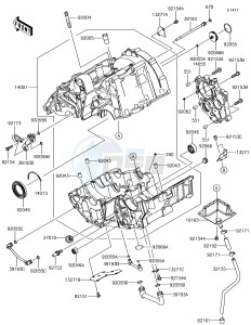 NINJA 650 EX650KJF XX (EU ME A(FRICA) drawing Crankcase