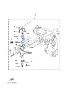 F20BWHL drawing STEERING-FRICTION