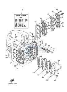 40VEOL drawing CYLINDER--CRANKCASE