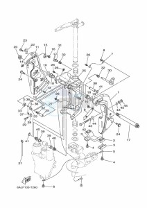 FL200BETX drawing FRONT-FAIRING-BRACKET