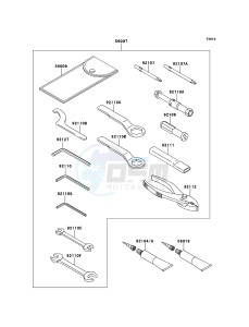 ER-6n ABS ER650B6F GB XX (EU ME A(FRICA) drawing Owner's Tools