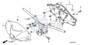 SH300A9 Europe Direct - (ED / ABS) drawing HANDLE PIPE/HANDLE COVER