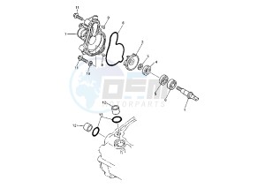 WR F 400 drawing WATER PUMP