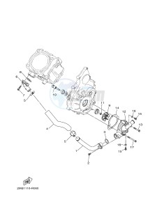 YXE700E YXE70WPHG WOLVERINE EPS CAMO (2MB9) drawing WATER PUMP