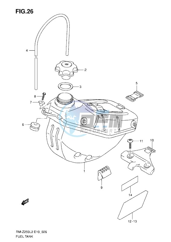 FUEL TANK L0 TO L5