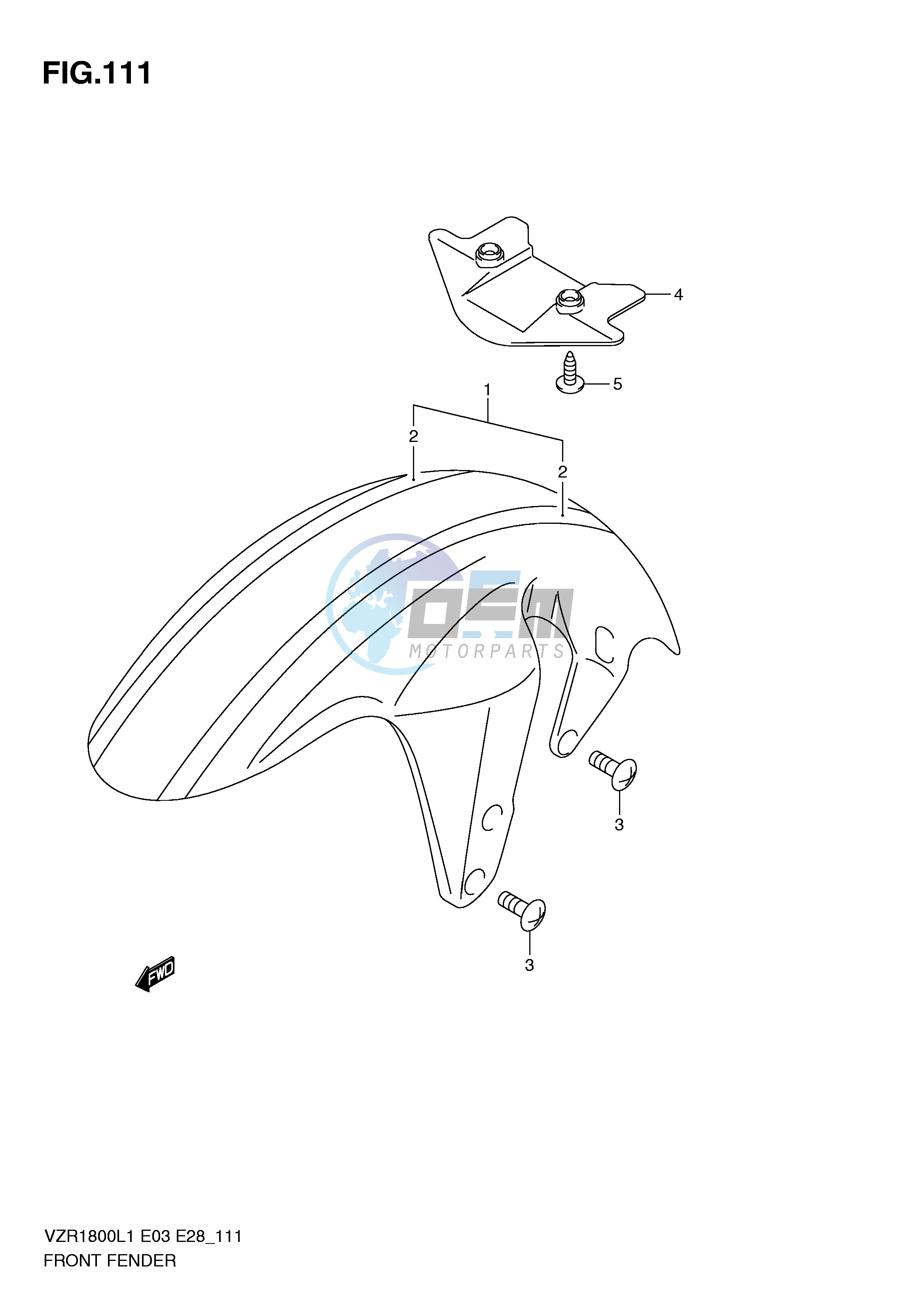 FRONT FENDER (VZR1800ZL1 E33)