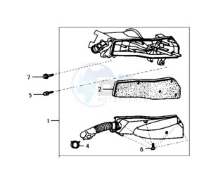 JET BASIX 50 drawing AIRFILTER