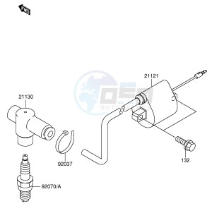 RM65 (E21) drawing IGNITION SYSTEM