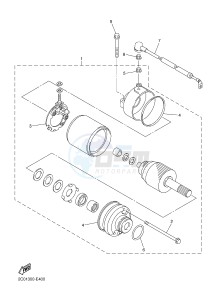 YZF-R6 600 R6 (1JSG 1JSH) drawing STARTING MOTOR