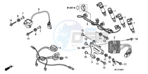 CBR600RR9 BR / MME - (BR / MME) drawing SUB HARNESS