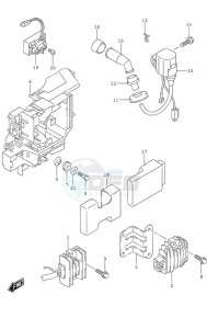 DF 25A drawing Rectifier/Ignition Coil