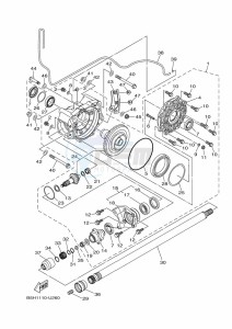 YXZ1000E YXZ1000R (B5JG) drawing DRIVE SHAFT