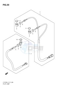 LT-F250 (E17) drawing PILOT LAMP (LT-F250L1 E17)