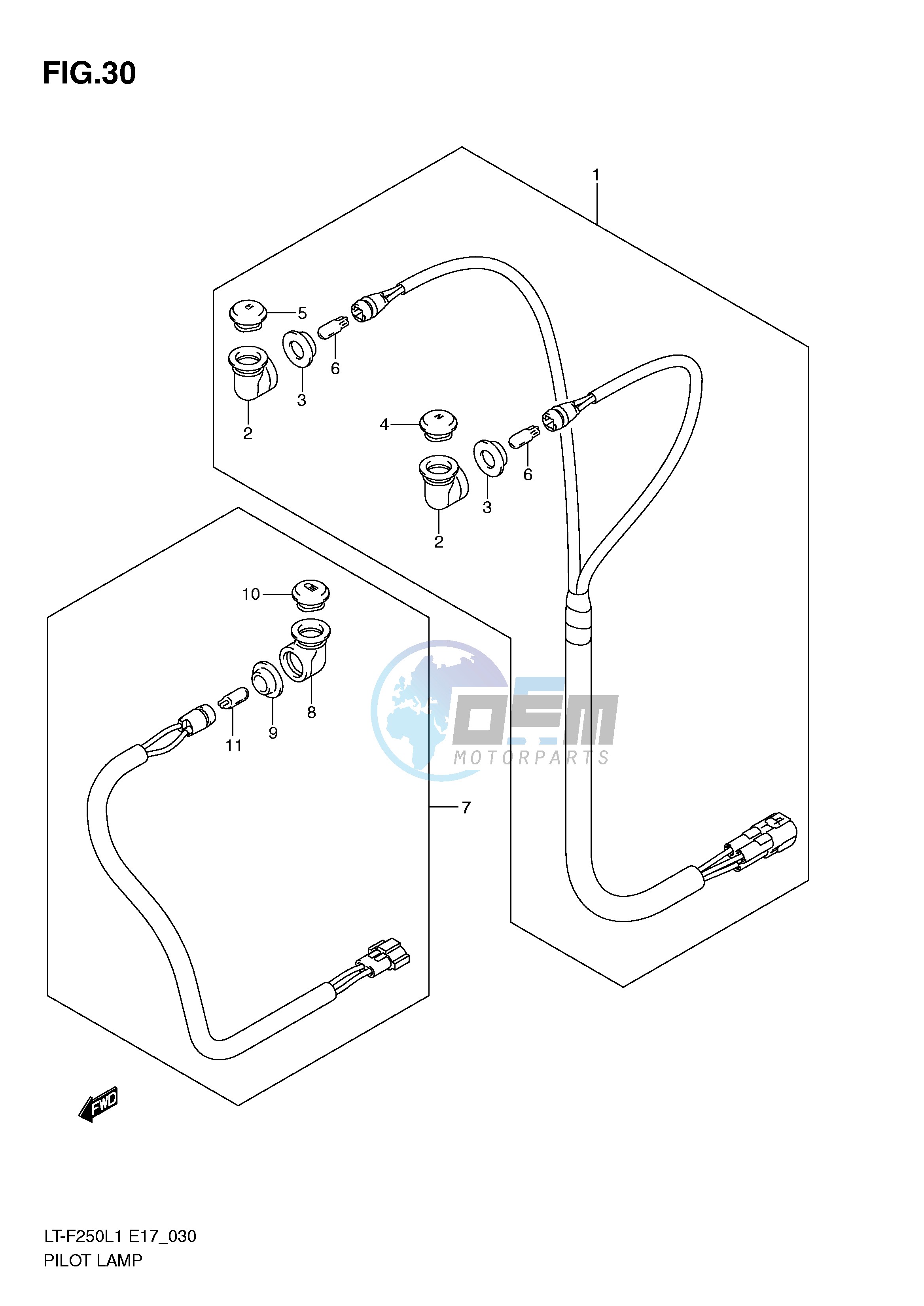 PILOT LAMP (LT-F250L1 E17)