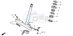 NV600C 400 drawing STEERING STEM