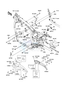 VN1700_CLASSIC_ABS VN1700FBF GB XX (EU ME A(FRICA) drawing Frame Fittings