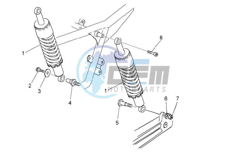 Rear shock absorber