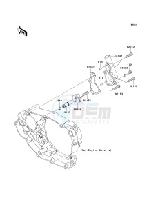 KX 450 D [KX450F] (D7F) D7F drawing WATER PUMP