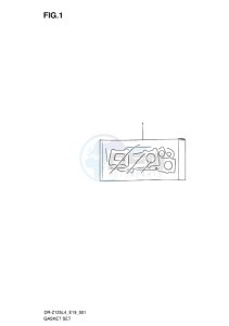 DR-Z125L EU drawing GASKET SET