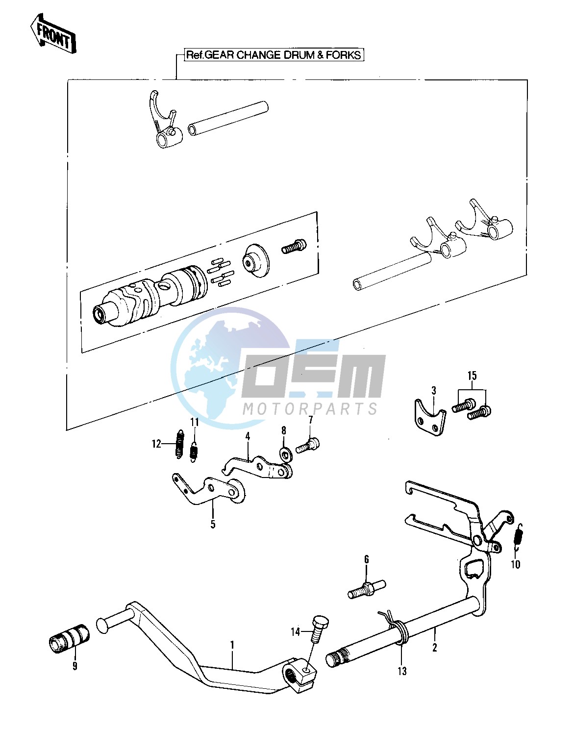 GEAR CHANGE MECHANISM