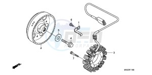 CB1100AD CB1100 ABS UK - (E) drawing GENERATOR