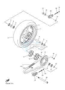 YZF-R6 600 R6 (2CXB 2CXC) drawing REAR WHEEL