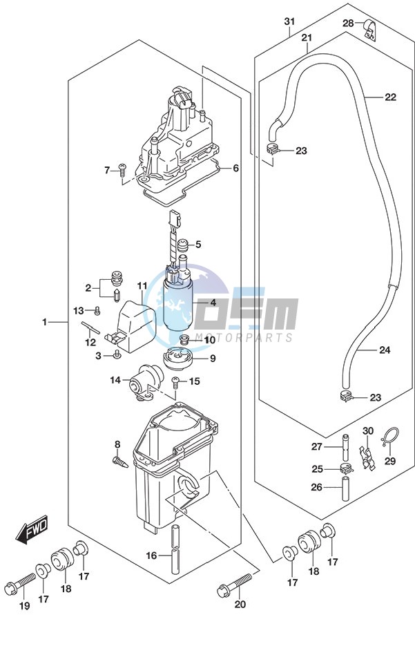 Fuel Vapor Separator