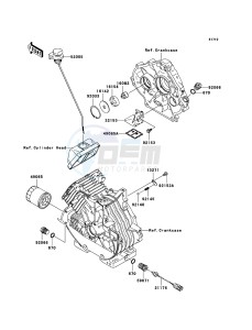 MULE_610_4X4 KAF400A8F EU drawing Oil Pump