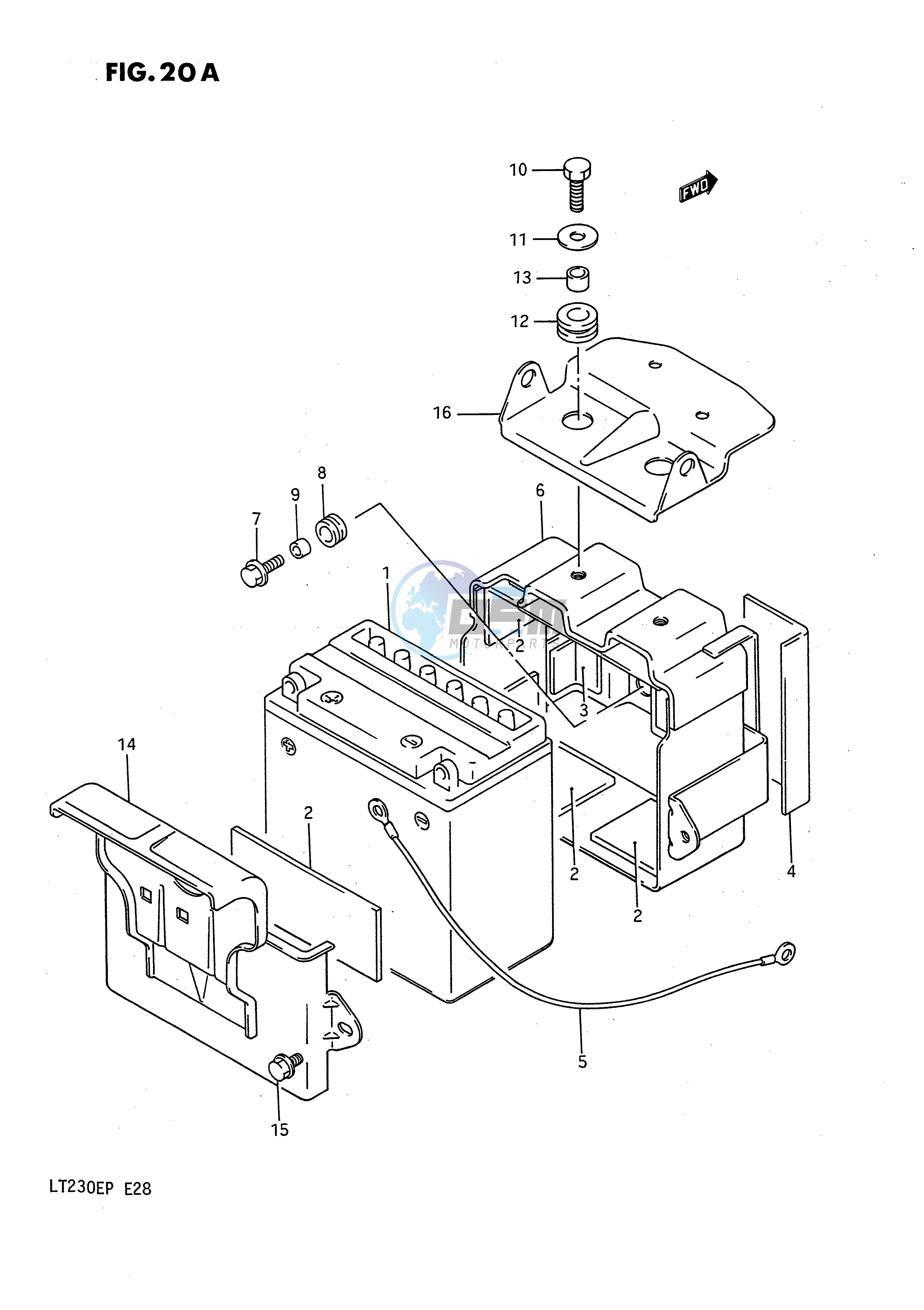 BATTERY (MODEL K L M N P)