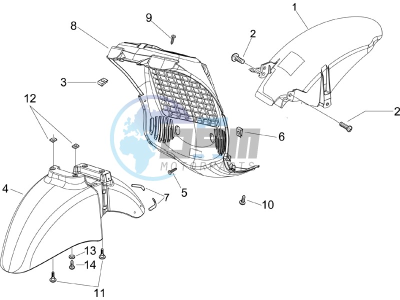 Wheel housing - Mudguard