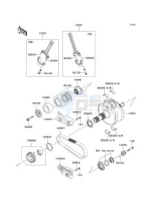 VN 2000 H [VULCAN 2000 CLASSIC] (8F-9F) H8F drawing CRANKSHAFT