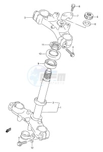 RM80 (E3-E28) drawing STEERING STEM