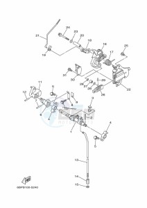 F25DMH drawing THROTTLE-CONTROL