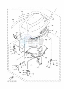 F150AETX drawing FAIRING-UPPER