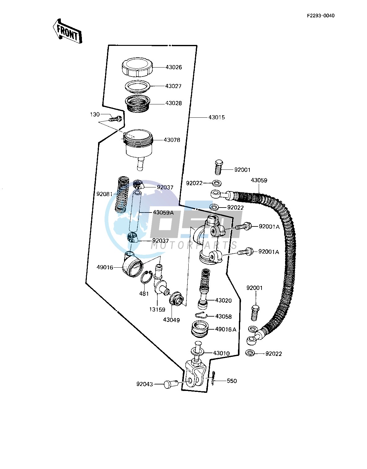 REAR MASTER CYLINDER