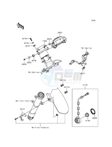 Z250SL BR250EFF XX (EU ME A(FRICA) drawing Meter(s)