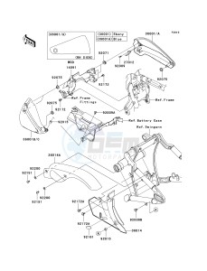 VN 2000 A [VULCAN 2000] (A6F-A7F) A6F drawing SIDE COVERS_CHAIN COVER