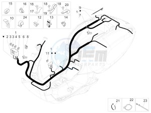 SPRINT 150 4T 3V IE ABS E3 (NAFTA) drawing Main cable harness