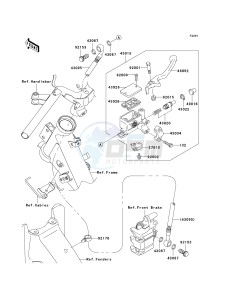 AN 112 D (D2-D3) drawing FRONT MASTER CYLINDER