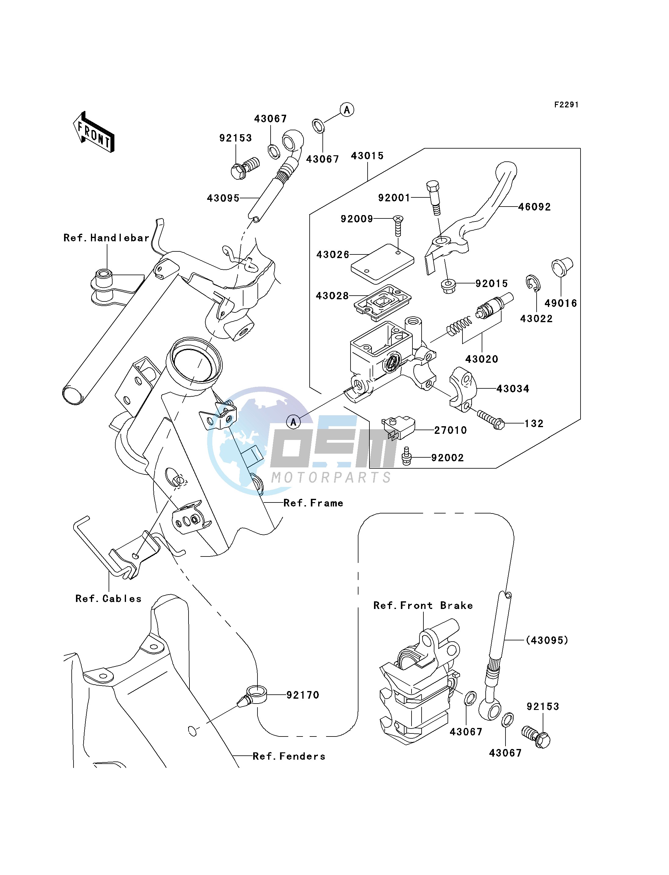 FRONT MASTER CYLINDER