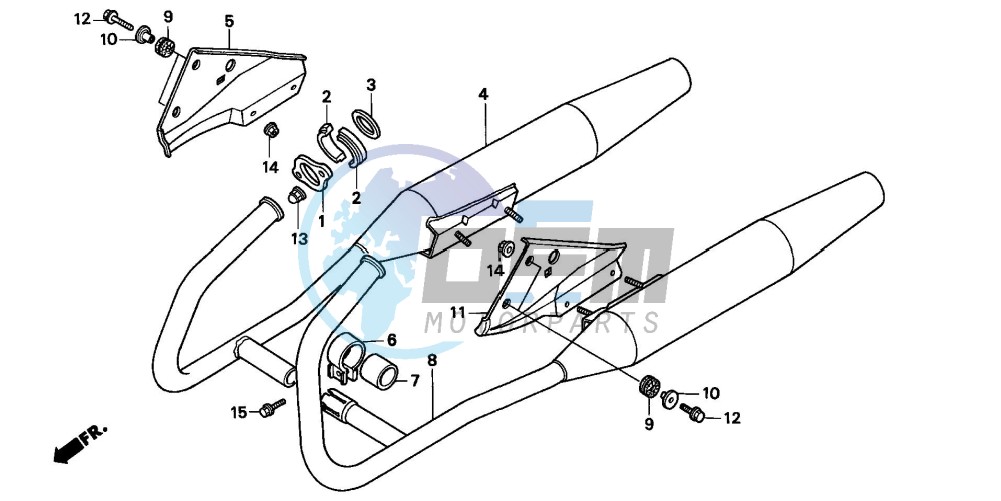 EXHAUST MUFFLER