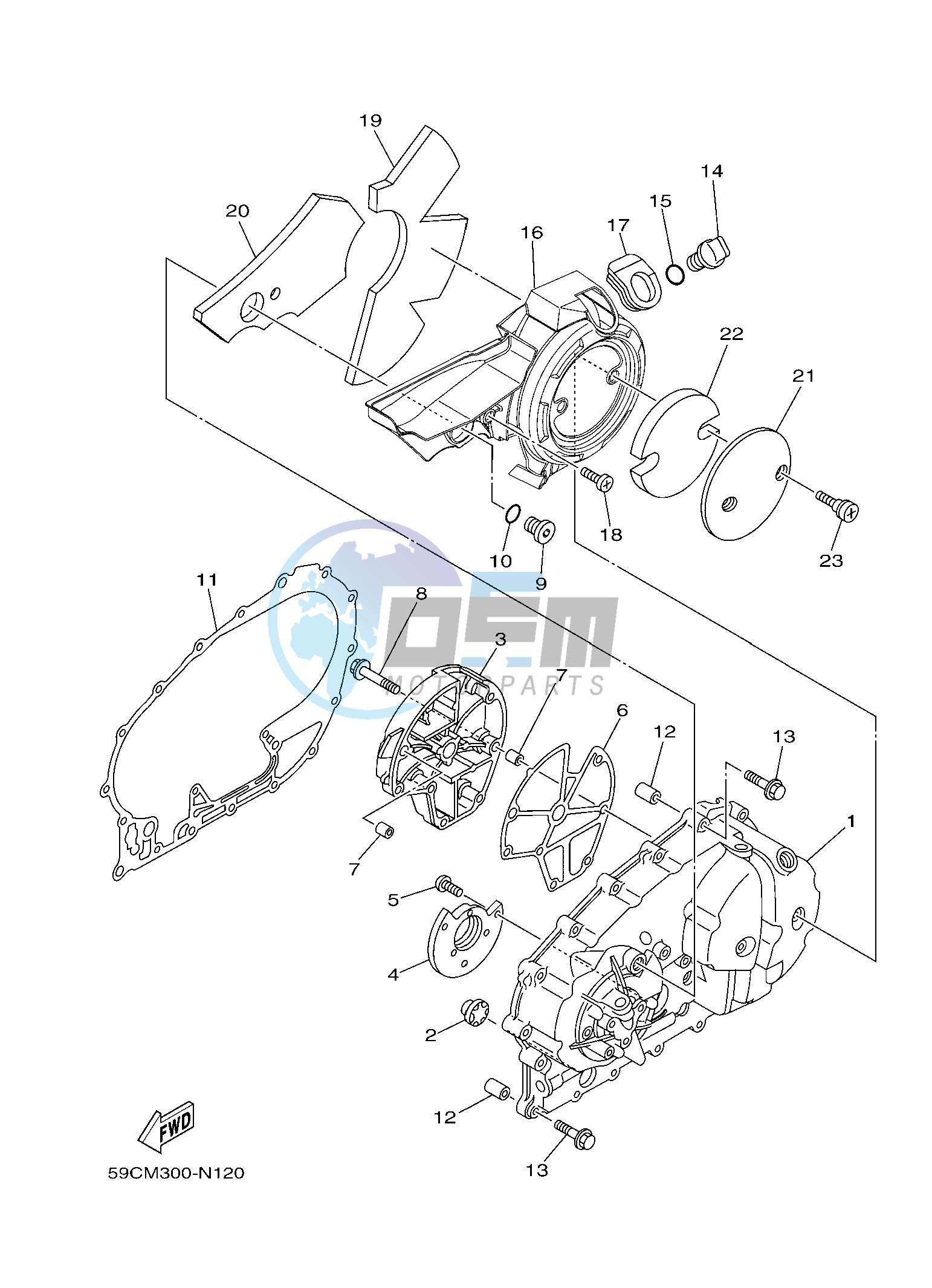 CRANKCASE COVER 1