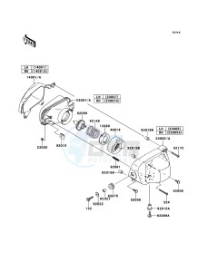 KFX700 KSV700A7F EU drawing Headlight(s)