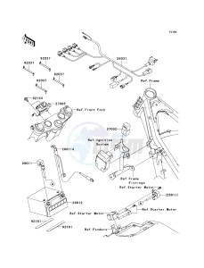 KLX 140 B (KLX140L MONSTER ENERGY) (B8F-B9FA) B9FA drawing CHASSIS ELECTRICAL EQUIPMENT