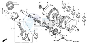 CB1000R9 Europe Direct - (ED) drawing CRANKSHAFT/PISTON