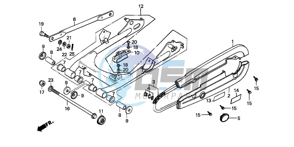 REAR FORK/CHAIN CASE