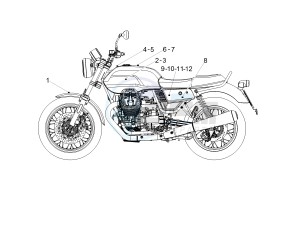 V7 III Special 750 e4 (NAFTA) drawing Decal